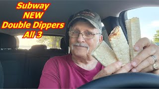 Subway NEW Double Dippers All 3 Taste Test Rating and Review