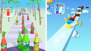 Juice Run Vs Stack Rider🔥🔥 All Levels Gameplay Walkthrough Android & iOS NEW UPDATE