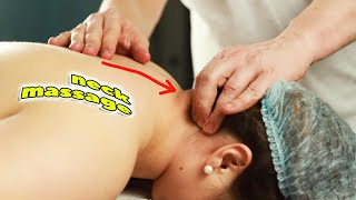 массаж холки / withers massage for people