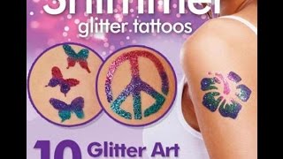 Блестящие татуировки Shimmer Glitter Body Art Tattoos