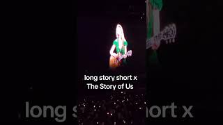 long story short x The Story of Us | The Eras Tour Singapore N2 surprise song #shorts