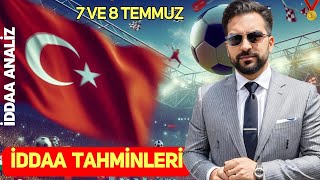 BU TAHMİNLERLE KAZAN! (7-8 TEMMUZ) İDDAA TAHMİNLERİ @baytahmintv