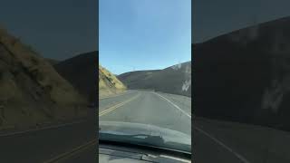 Beautiful Silicon Valley view during driving