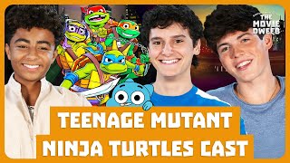 Tales of the Teenage Mutant Ninja Turtles Cast On Improvising, Gumball & Sequel 🐢 | The Movie Dweeb