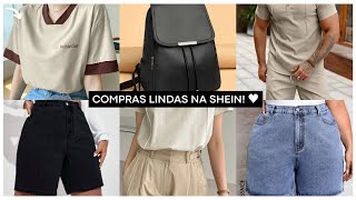 COMPRAS QUE FIZ NA SHEIN! não fui taxada - mochila, bermudas, conjuntos e camisetas de algodão.