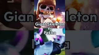 Giant Skeleton Vs Pekka (Who Is Stronger?) #shorts