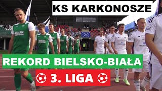 KS KARKONOSZE JELENIA GÓRA - REKORD BIELSKO-BIAŁA - 3.LIGA - SKRÓT MECZU