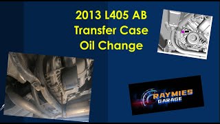 Range Rover Transfer Case Oil Change L405