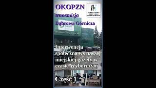 Kontynuujemy interwencję społeczną ws naszej miejskiej gazety w czasie Wyborczym - Cz. 1/2