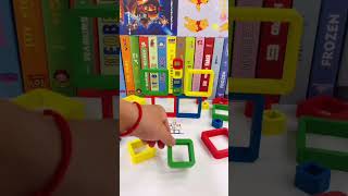 Montessori Rainbow Stacked Building Blocks For Kids——Montessori Building BlocksToy