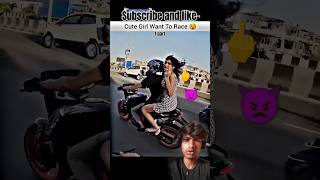 @shahfaiz2 Chapri Girl Want To Race With Me 😱 #girl #shorts #bike #rider #youtubeshorts #vlog #ktm