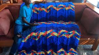 Bernat Alize EZ Ripple Blanket by Jonah's Hands