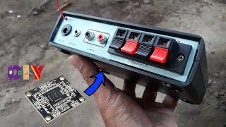 How to make amplifier using 8610 pam module with box pvc x6