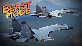 DCS J-11 BEAST MODE Sortie on Growling Sidewinder Server