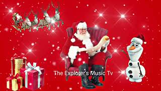 How To Edit Christmas Santa Claus with Snowman   & Christmas Music