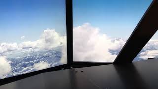 Flying over Swiss Alps ( descending )