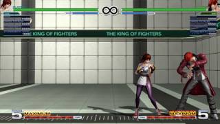 KOF XIV - Yuri: c.C ~ cmd grab (kara)