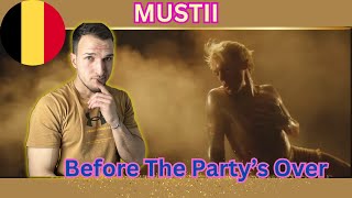 🇧🇪 REACTION Mustii - Before the Party’s Over (EUROVISION 2024 BELGIUM)