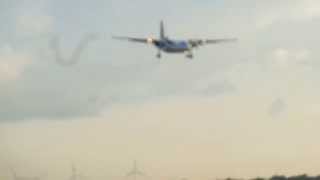 PSatB Cityjet Fokker 50 landing in Amsterdam Schiphol!!!