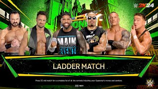 Drew Mcintyre Jey Uso La Knight Carmelo hayes Chad gable Money In The Bank Six man Ladder Match.