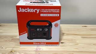 Unboxing Jackery Explorer 240 Maxwell's World