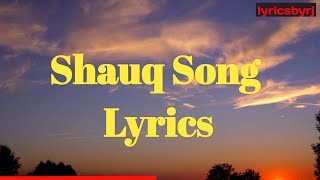 Shauq Song Lyrics Qala | Swanand, Shahid, Sireesha | Lyrics By RJ