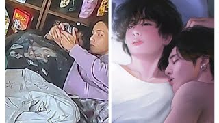 BITCH THEY ARE CUDDLING SHUTSOSIDKDKDJDJD GET OUT#taekook #husbands #taekookisreal #loveislove