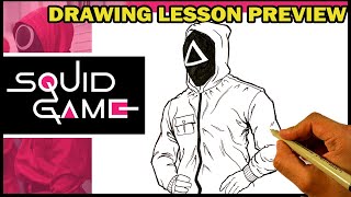 [PREVIEW] How to Draw SQUID GAME GUARD