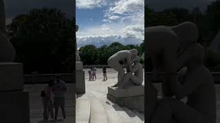 Walking around The Vigeland Park - Oslo, Norway