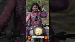 bike riding girl status 🥰 insta girl bike rider reels || Princi Sanju 99 bike lovers riding video 🥰