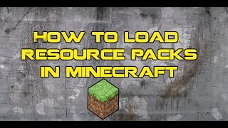 how to add resource packs in minecraft 1.8  the easiest way EVER