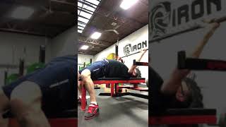 140lbs x3 bench