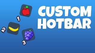 HOW To Make A CUSTOM Hotbar With STACKING In ROBLOX!