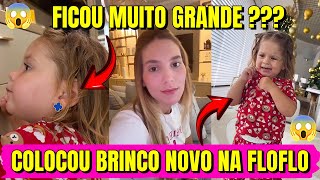 Virginia Coloca Brinco em Maria Flor! Será Que Ela Gostou?