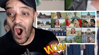 ГИМН РОССИИ. Флешмоб в поддержку олимпийской сборной. RUSSIA ANTHEM DZ REACTION