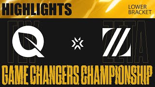 Highlights | FLY vs. ZETA | 2024 Game Changers Champions