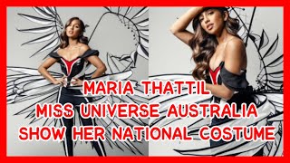 MARIA THATTIL MISS UNIVERSE AUSTRALIA, NATIONAL COSTUME AND NEW PHOTOSHOOT (MISS UNIVERSE 2020)