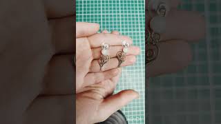 КАК СДЕЛАТЬ СЕРЬГИ ИЗ ПРОВОЛОКИ СВОИМИ РУКАМИ В ДОМАШНИХ УСЛОВИЯХ? DIY HANDMADE JEWELRY TUTORIAL