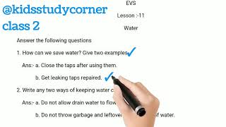 class 2 EVS/ Water /question answer/ about water