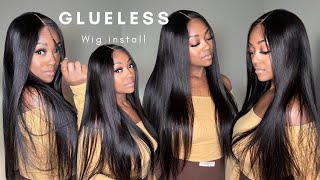 NEVER spend HOURS on a wig install again! How to install a glueless wig ft. Unice Hair