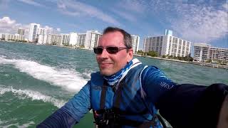 Riding Jetski in Miami. South Beach. На водном мотоцикле по Майами.