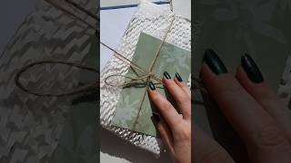 part 1 // asmr unboxing + vintage journal with me 🌱✨ #paperwrld #short #unboxing