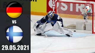 ГЕРМАНИЯ - ФИНЛЯНДИЯ (29.05.2021)/ ЧЕМПИОНАТ МИРА 2021/ ГРУППА B/ NHL 21 ОБЗОР МАТЧА