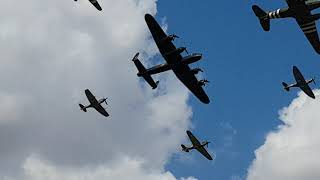 BBMF formation #Fairford airshow