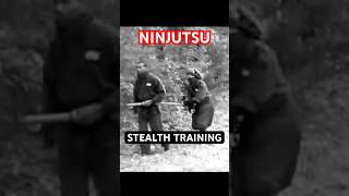 REAL NINJUTSU TRAINING - Art of Stealth 🥷🏻 #Shorts #Ninjutsu #MartialArts