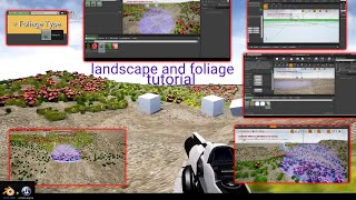 UE4 landscape and foliage tutorial