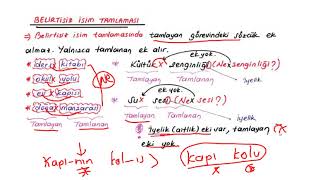 TÜRK DİLİ VE EDEBİYATI / Sözcük Türleri - 3  İsim Tamlaması