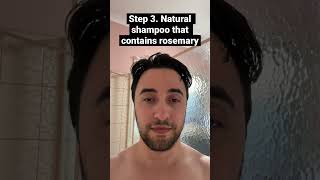 Anti baldness shower routine