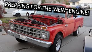 FORD F100 Engine Bay Prep New 352 V8!