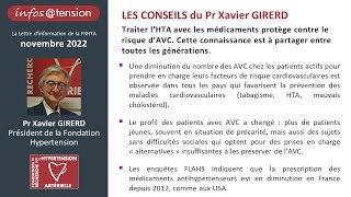 Les médicaments antihypertenseurs protègent contre le risque d’AVC - Pr X. Girerd